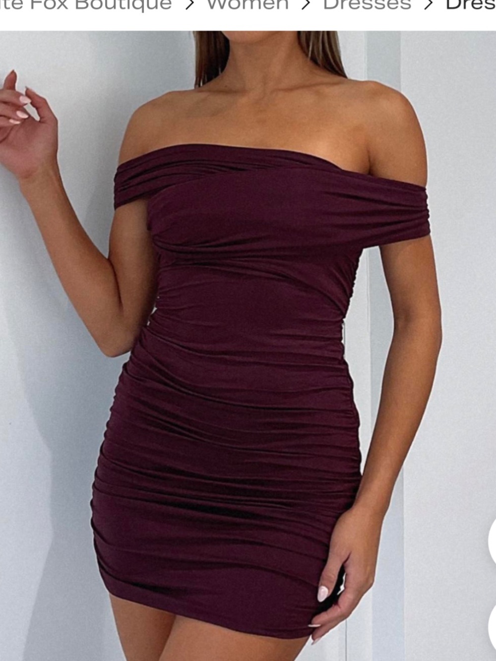 White Fox Never Lonely Mini Dress NWT